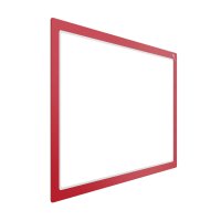 1 Stk. | Dokumentenhalter magnetisch | Rahmen | DIN A3 | rot
